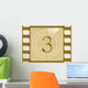 Three - Film Countdown Wall Decal