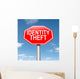 Identity theft concept. Wall Mural