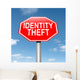 Identity theft concept. Wall Mural