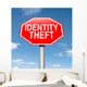 Identity theft concept. Wall Mural