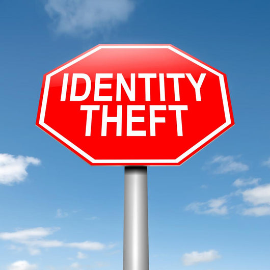 Identity theft concept. Wall Mural