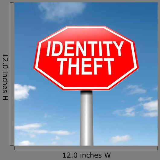 Identity theft concept. Wall Mural