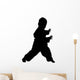 Clipping Path of Martial Arts Boy Wall Decal