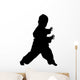 Clipping Path of Martial Arts Boy Wall Decal