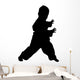Clipping Path of Martial Arts Boy Wall Decal