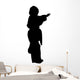 Silhouette with Clipping Path Wall Mural