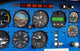 Instrument panel of a small airplane. Wall Mural