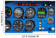 Instrument panel of a small airplane. Wall Mural