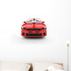 Red Rally Car Front Wall Decal
