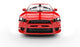Red Rally Car Front Wall Decal