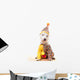 Circus Clown Dog Wall Decal
