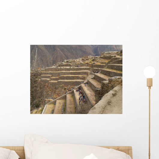 Inca Ruins at Ollantaytambo, Peru Wall Mural