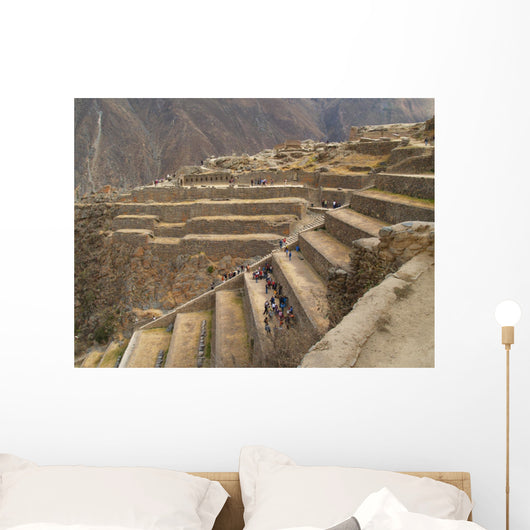 Inca Ruins at Ollantaytambo, Peru Wall Mural