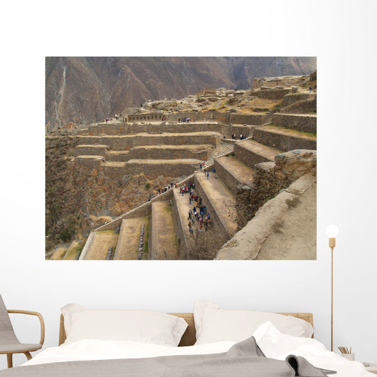 Inca Ruins at Ollantaytambo, Peru Wall Mural