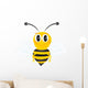 Bee White Wall Decal
