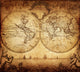 Vintage Map World 1733