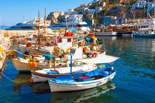 Fishing Boats Greek Island