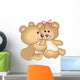 Teddy bears in love Wall Decal