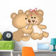 Teddy bears in love Wall Decal