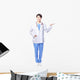 Doctor Woman Smile Showing Wall Mural