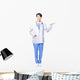 Doctor Woman Smile Showing Wall Mural
