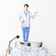 Doctor Woman Smile Showing Wall Mural