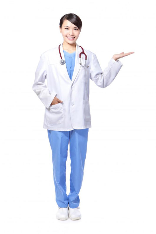 Doctor Woman Smile Showing Wall Mural