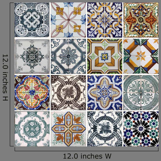 Lisbon Tiles Wall Decal