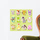 12 Chinese Zodiac Animal Stickers Wall Decal