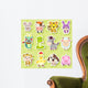 12 Chinese Zodiac Animal Stickers Wall Decal