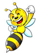 Bumblebee mascot Wall Decal