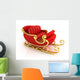 Christmas Santa Sleigh Wall Decal