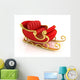 Christmas Santa Sleigh Wall Decal