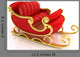 Christmas Santa Sleigh Wall Decal
