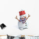 Snowman Wall Decal