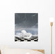 Unicorn Sits Surreal Seascape