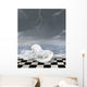 Unicorn Sits Surreal Seascape
