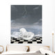 Unicorn Sits Surreal Seascape
