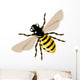 Vector honey bee, illustration Wall Decal