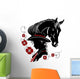 Cowgirl and Horse Head