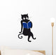 Cat Reading Wall Decal