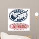 live music and hard rock stamps Wall Decal