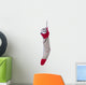 SÃ¼sses Frettchen im Nikolausstrumpf Wall Decal