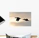 Graylag Geese in Flight Wall Mural