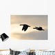 Graylag Geese in Flight Wall Mural