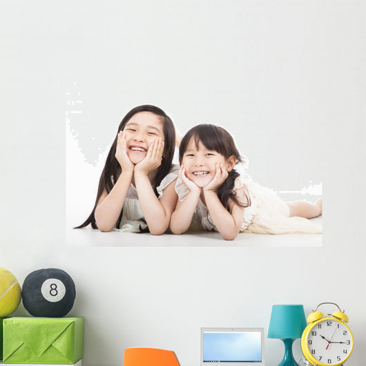 Happy Two Asian Girls