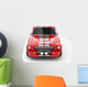 Red Classical Sports Car Wall Decal