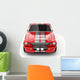 Red Classical Sports Car Wall Decal