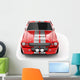 Red Classical Sports Car Wall Decal
