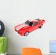 Red Classical Sports Car Wall Mural